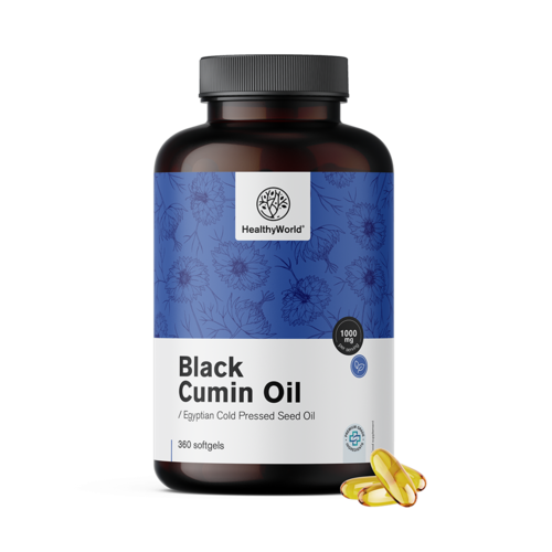 Black Cumin Seed Oil 1000 mg, 360 softgels