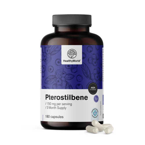 Pterostilbene 150 mg, 180 capsules