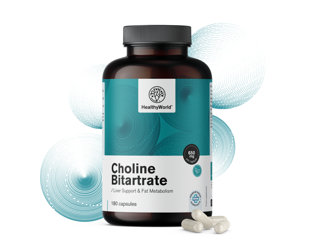 Choline Bitartrate 650&nbsp;mg