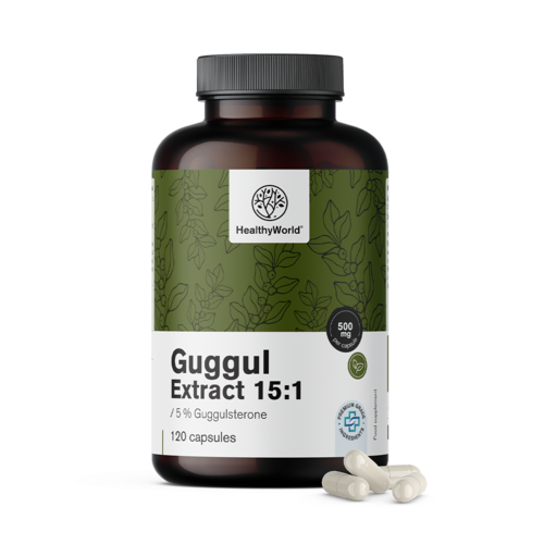 Guggul 500 mg - Еxtract 15:1, 120 capsules
