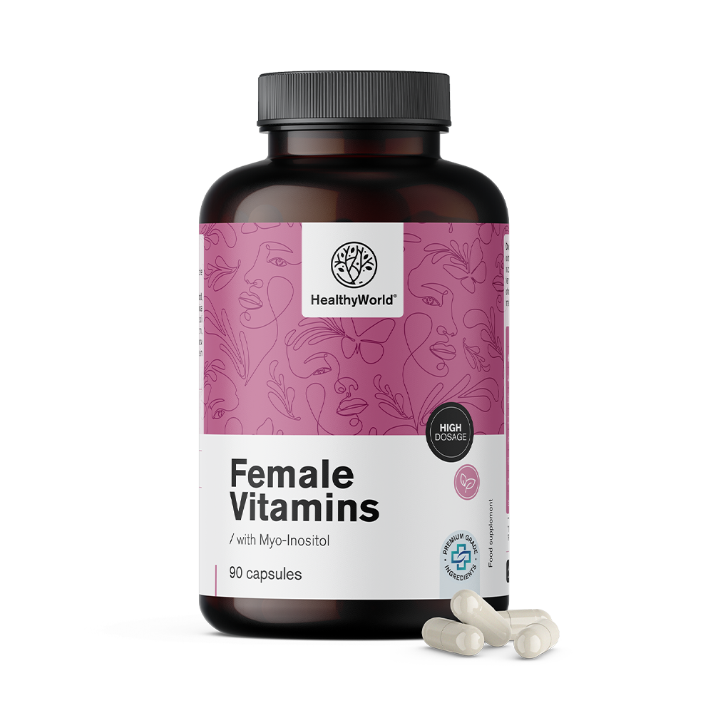 Vitamins for women with myo-inositol