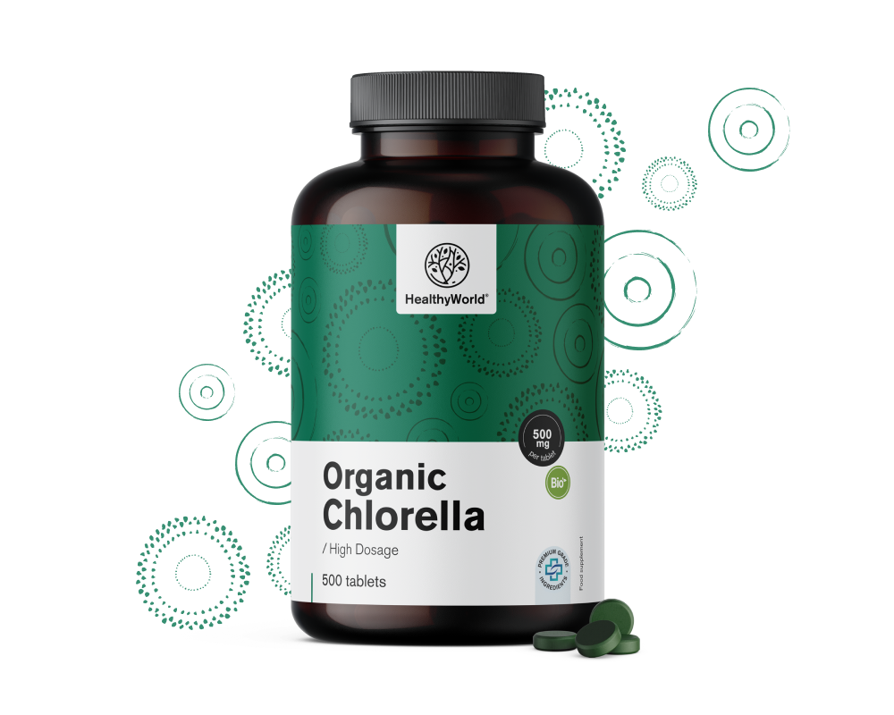 Organic Chlorella 500&nbsp;mg