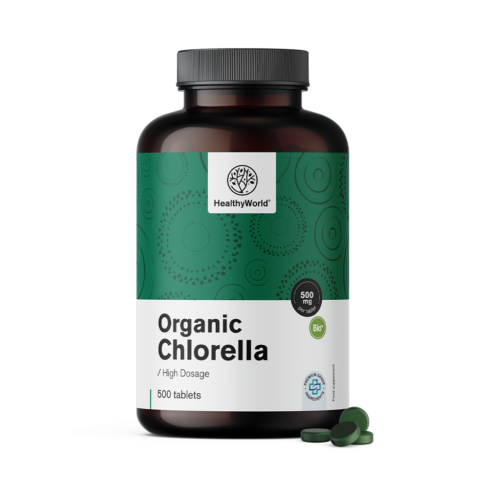 Organic Chlorella 500 mg