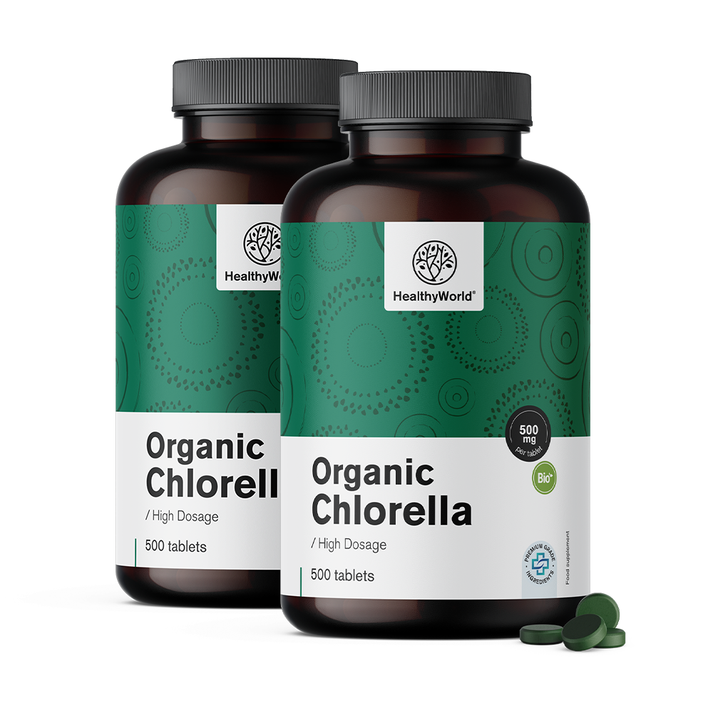 Organic Chlorella 500 mg