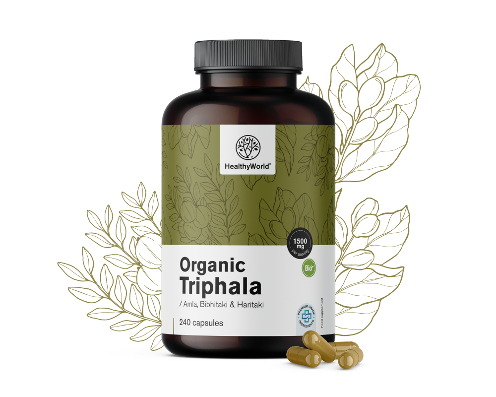 Organic Triphala 1500&nbsp;mg