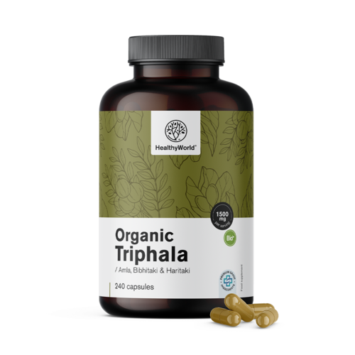 Organic Triphala 1500 mg, 240 capsules