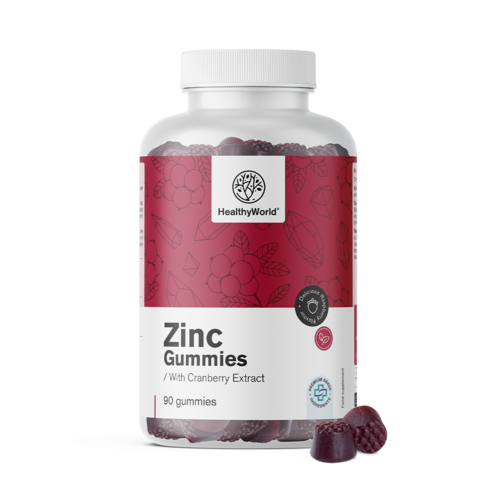 Zinc with Cranberry Extract, 90 gummies