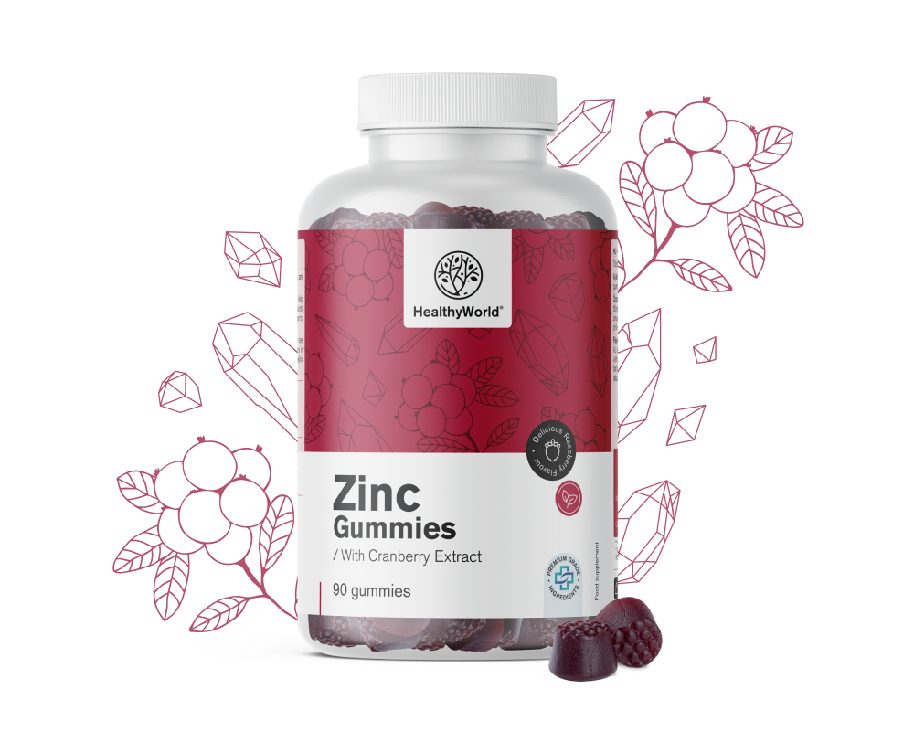 Zinc with Cranberry Extract – Gummies for the Immune System