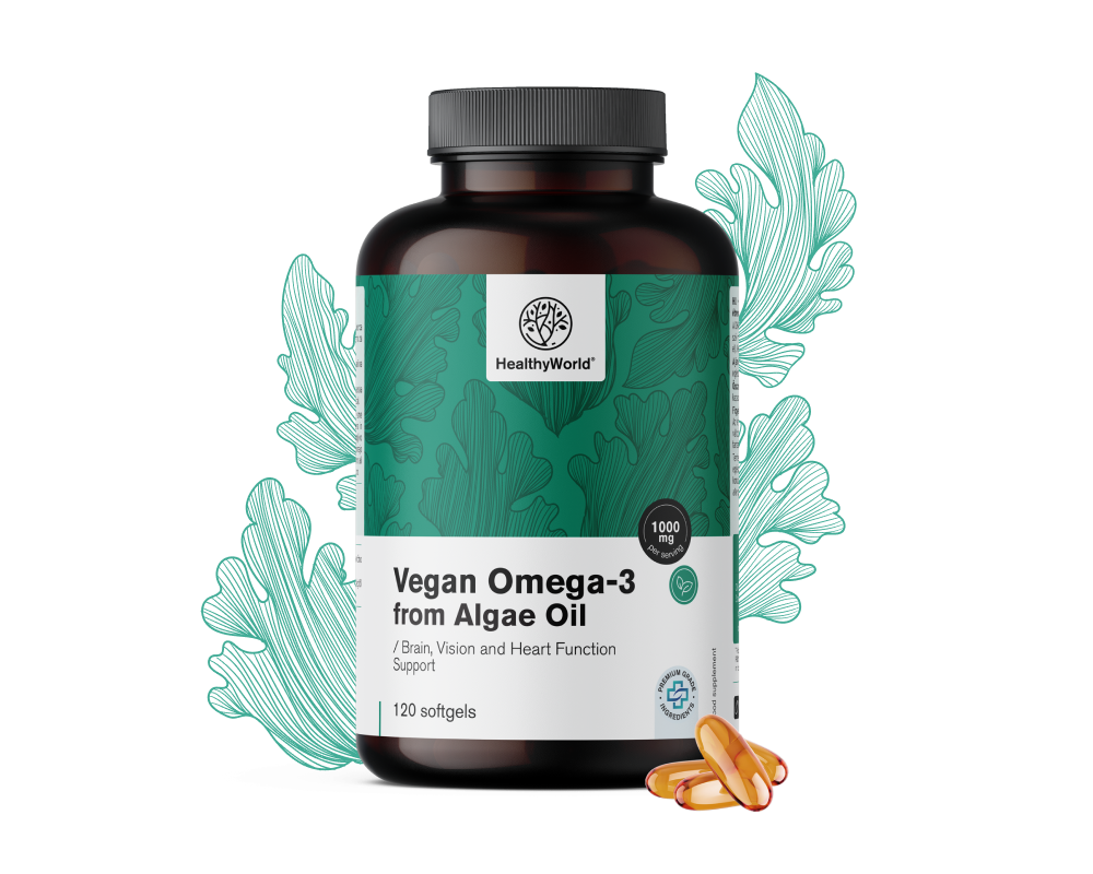 Vegan Omega-3 1000 mg - from Algae