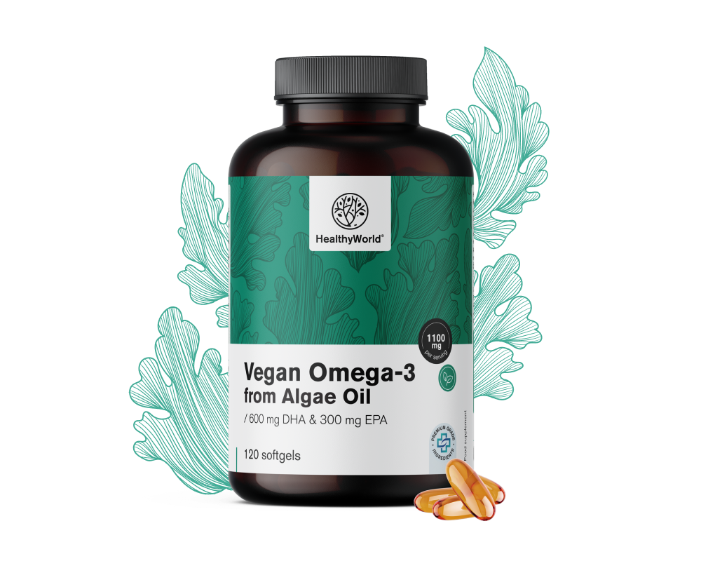 Vegan Omega-3 1100 mg - from Algae