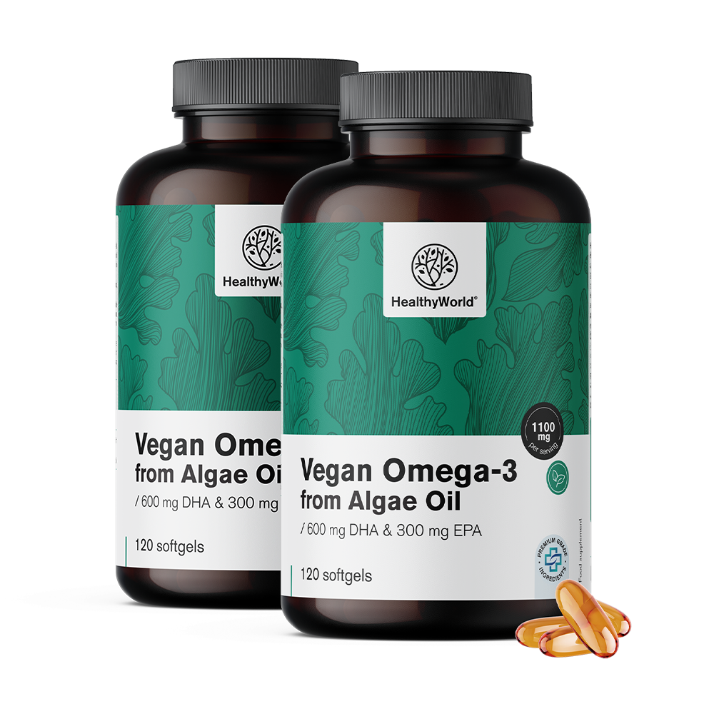Vegan Omega-3 1100 mg - from Algae