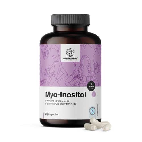 Myo-Inositol 2000 mg, 200 capsules