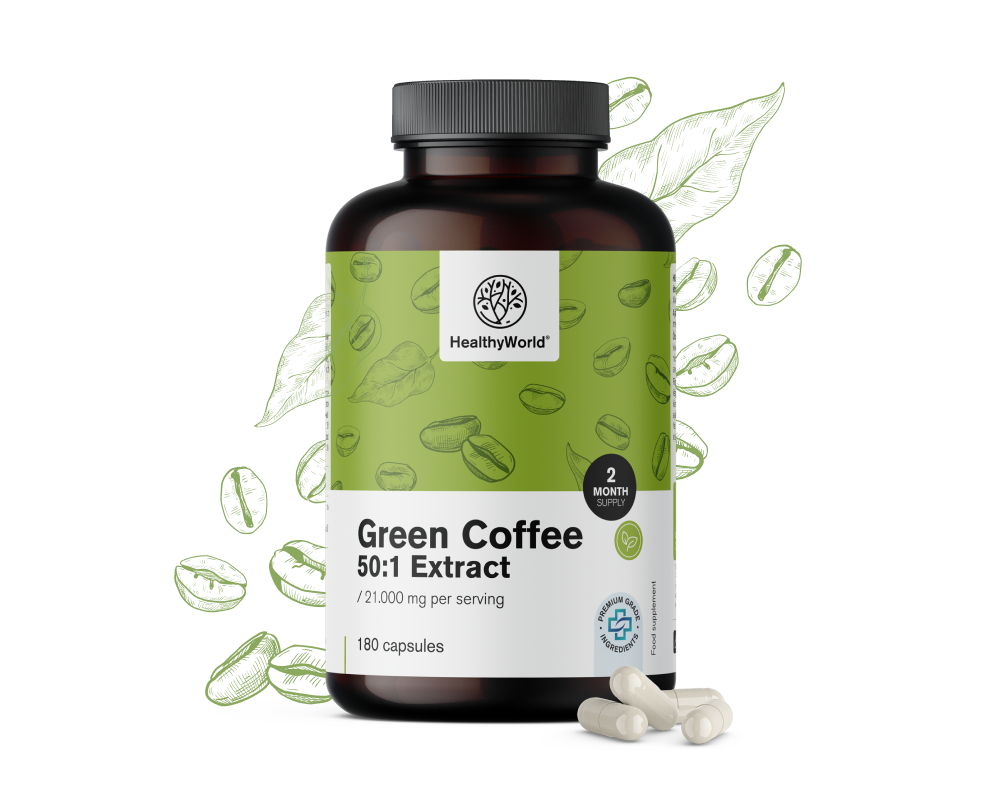 Green Coffee 21,000 mg - Extract 50:1