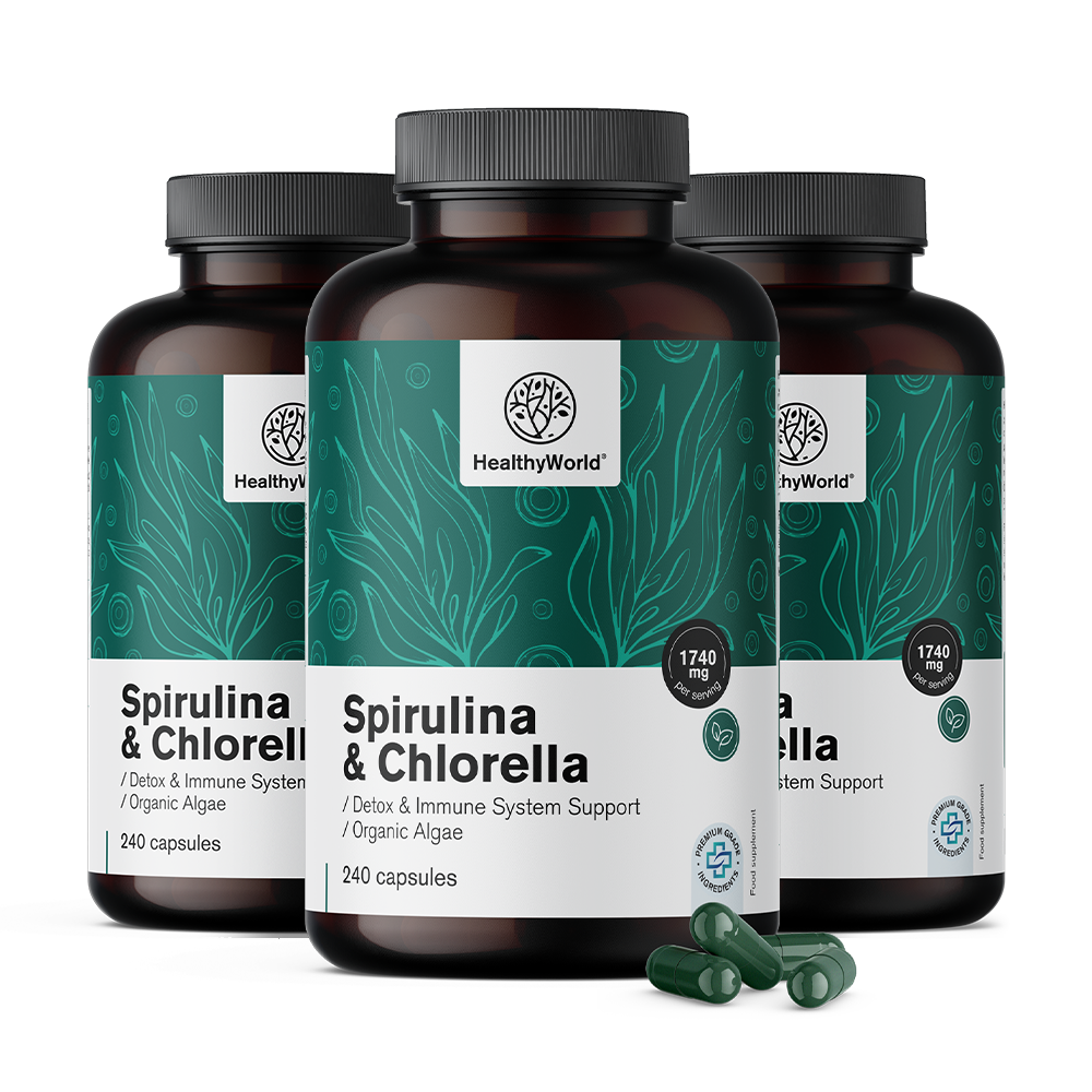 Spirulina and Chlorella