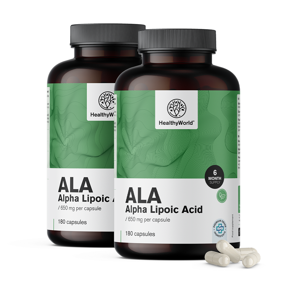 ALA - Alpha Lipoic Acid 650 mg