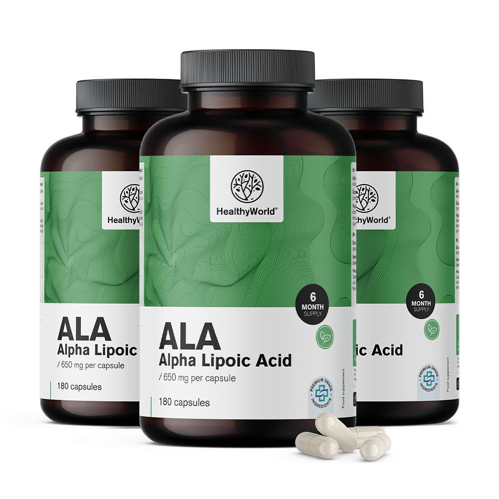 ALA - Alpha Lipoic Acid 650 mg