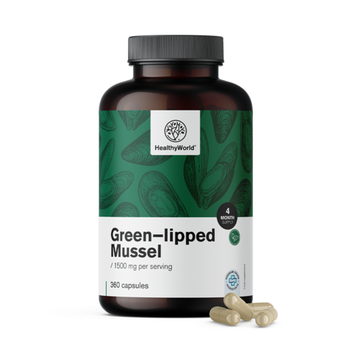 Green-Lipped Mussel 1500 mg, 360 capsules