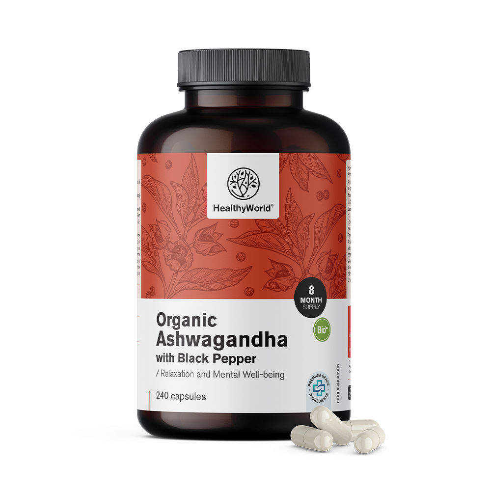 Organic Ashwagandha with Black Pepper