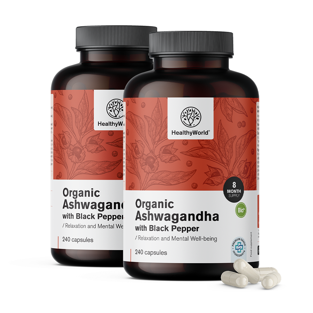 Organic Ashwagandha with Black Pepper
