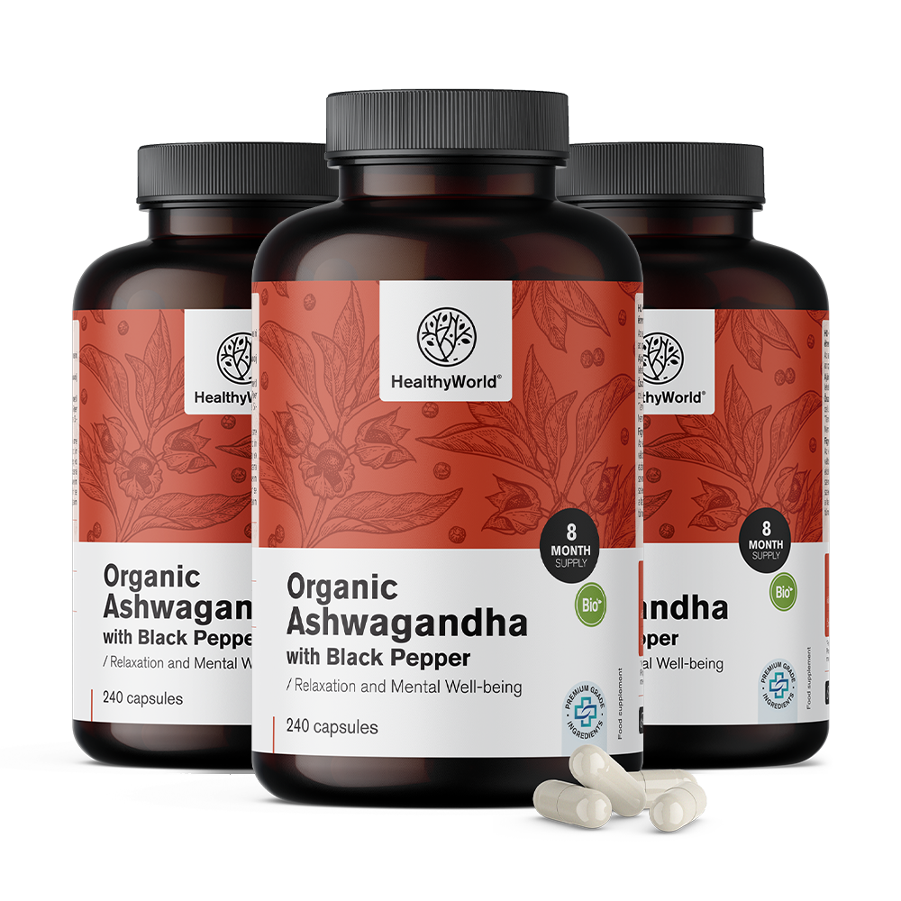 Organic Ashwagandha with Black Pepper