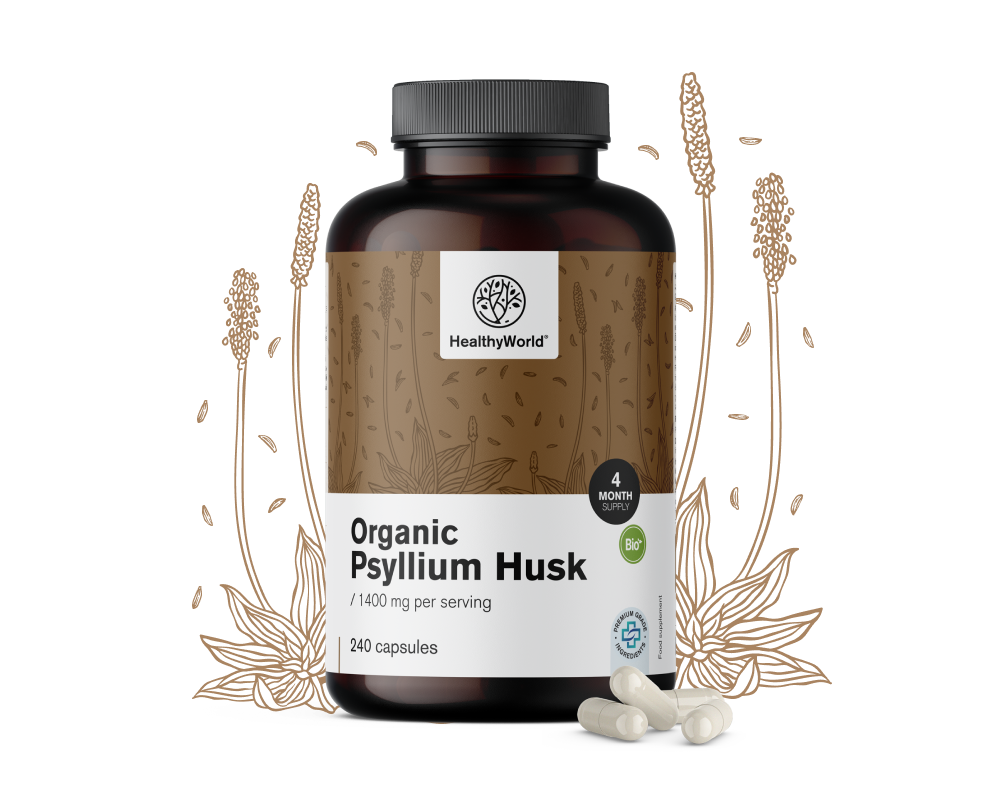 Organic Psyllium (Ispaghula) 1400&nbsp;mg