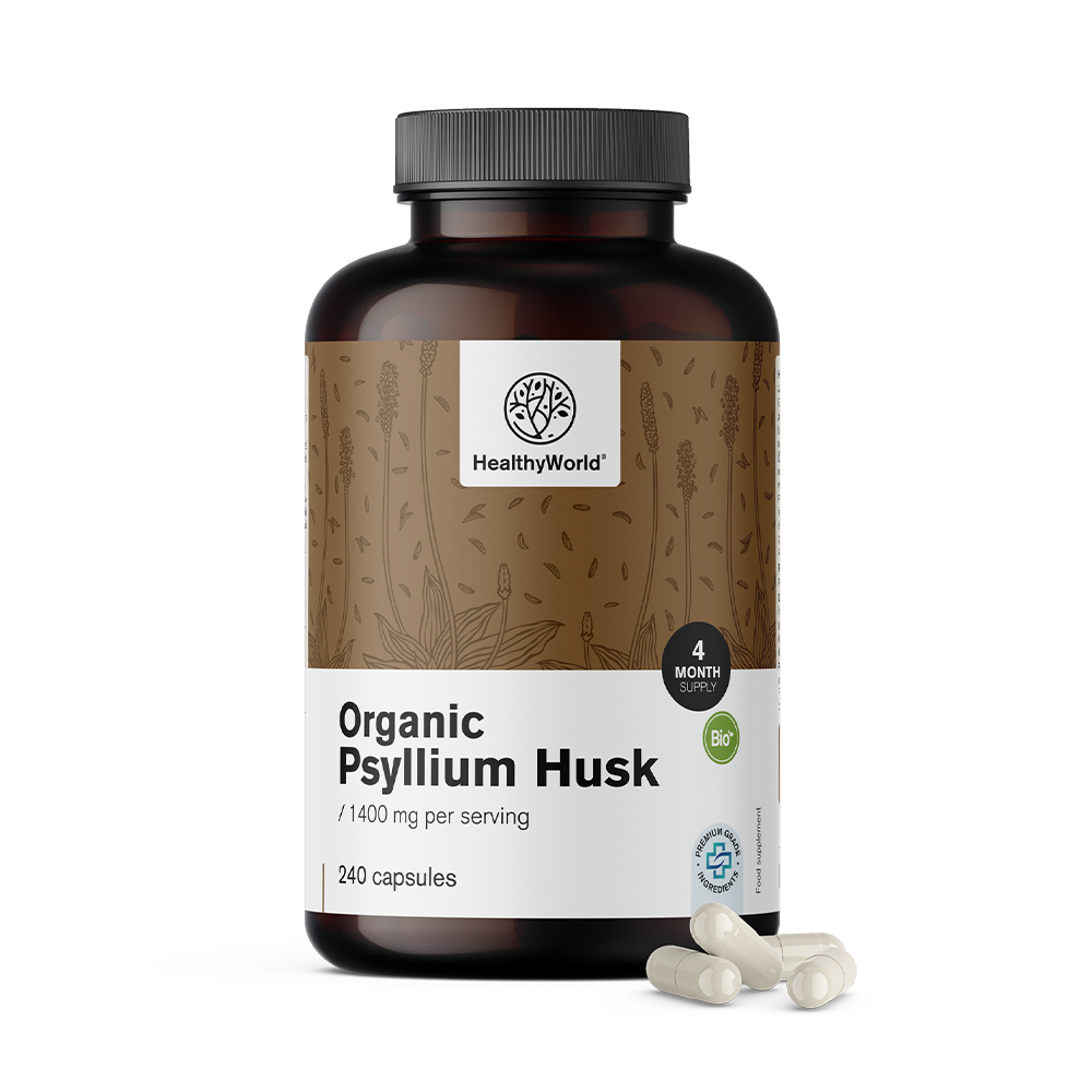Organic Psyllium (Ispaghula) 1400 mg