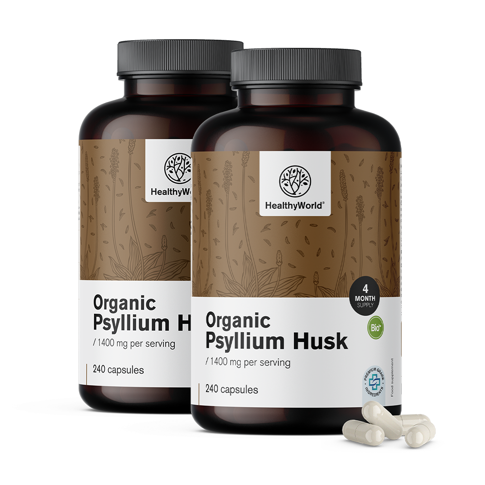Organic Psyllium (Ispaghula) 1400 mg