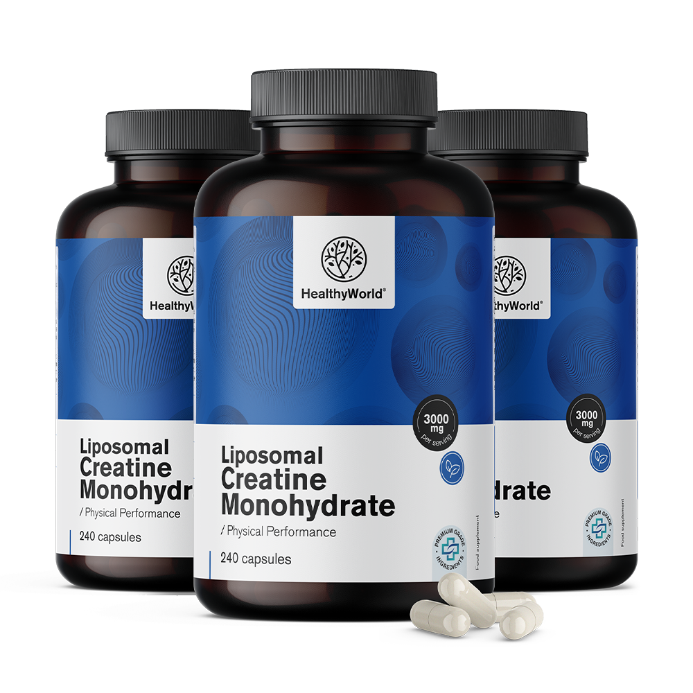 Liposomal creatine monohydrate 3000 mg.