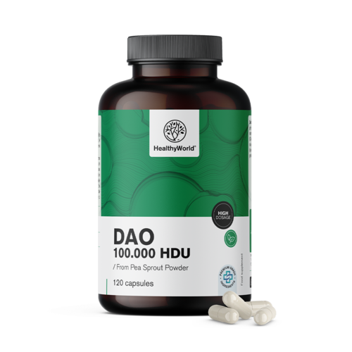 DAO Diamine Oxidase 100.000 HDU, 120 capsules
