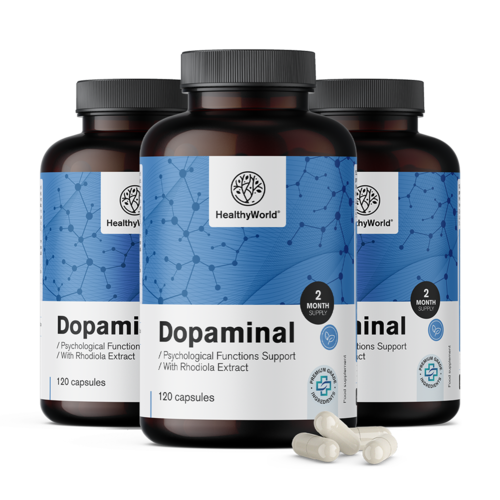 3x Dopaminal – Dopamine Support, total 360 capsules
