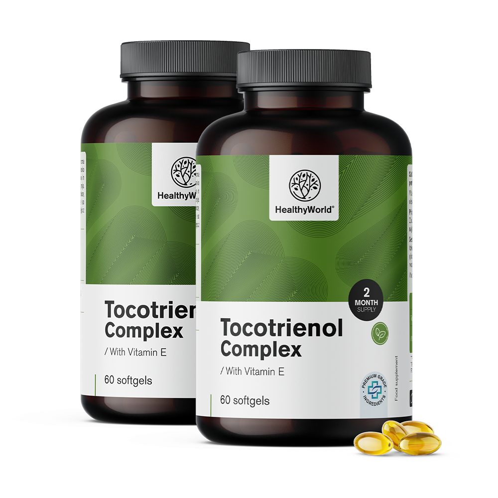 Tocotrienol complex with vitamin E