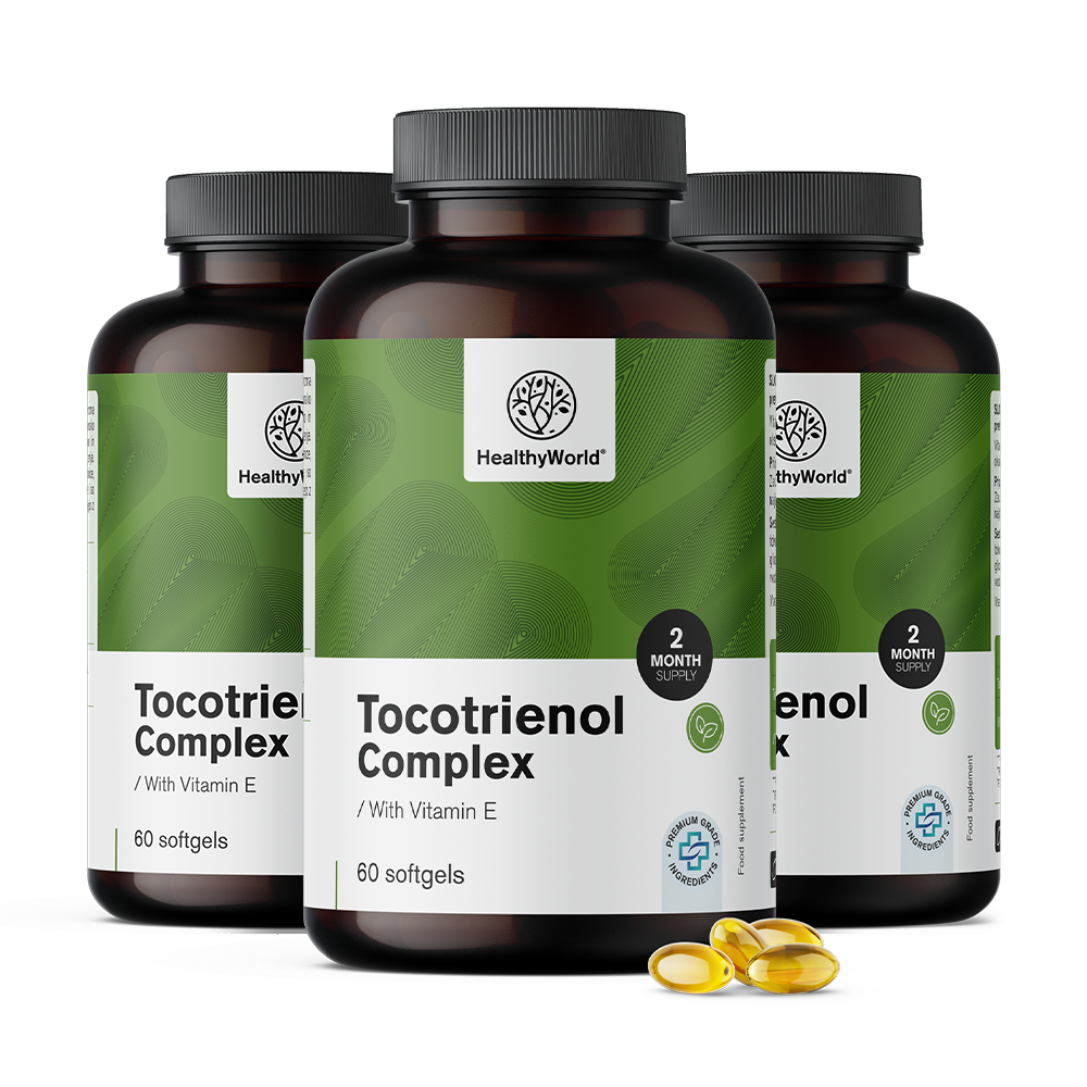 Tocotrienol complex with vitamin E