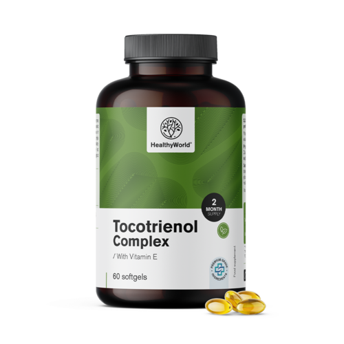 Tocotrienol Complex with Vitamin E, 60 softgels
