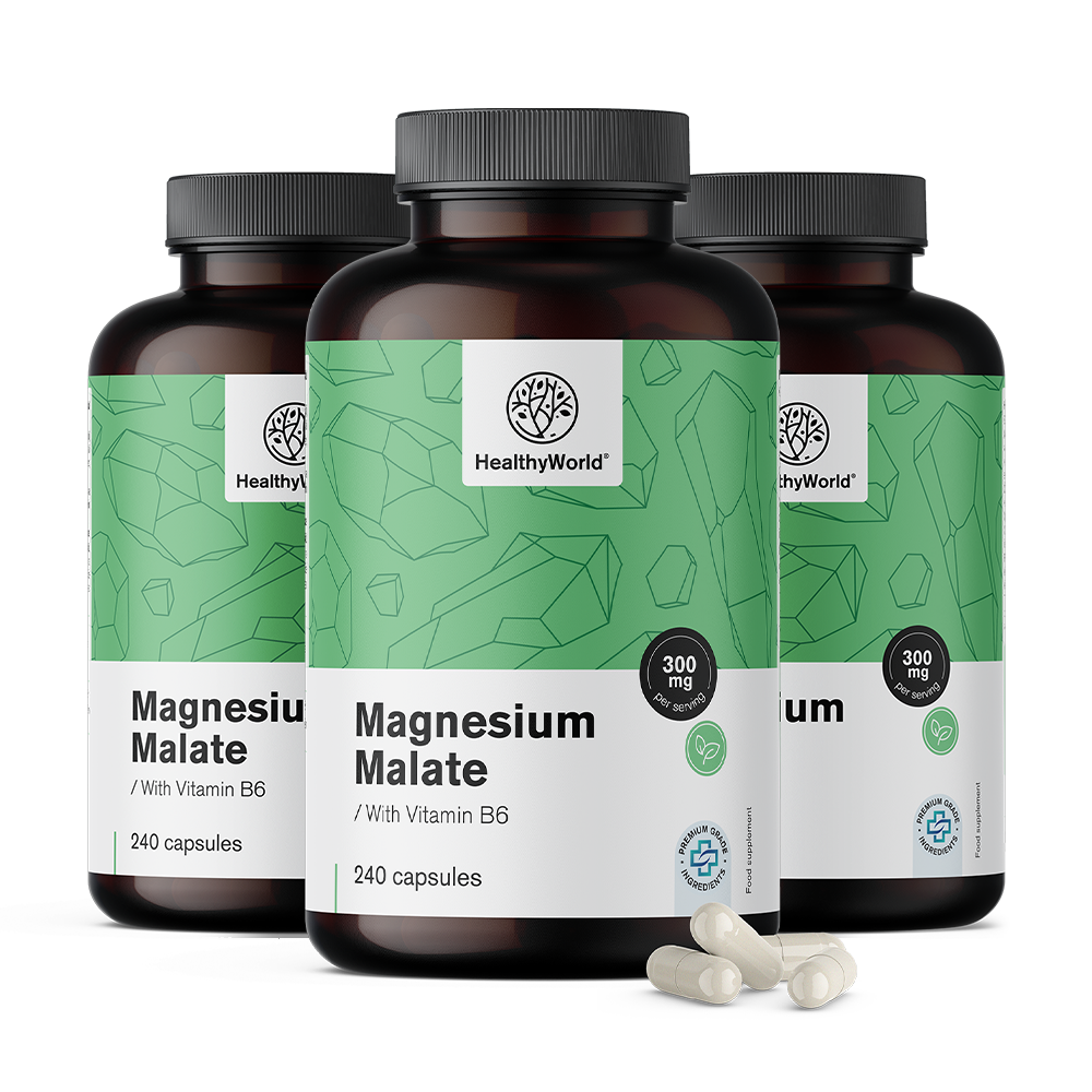 Magnesium malate capsules.